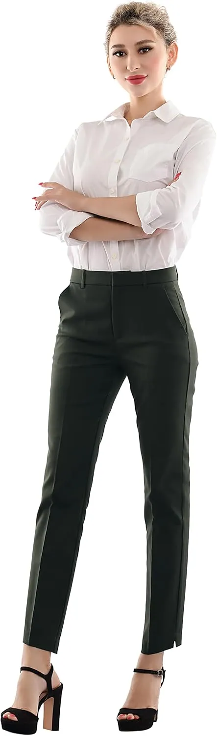 Marycrafts Women's Work Ankle Dress Pants Trousers Slacks