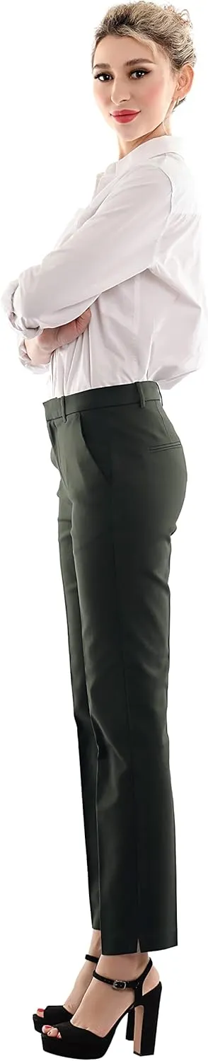 Marycrafts Women's Work Ankle Dress Pants Trousers Slacks