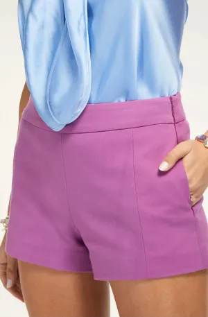 Ramy Brook BENSON HIGH WAISTED SHORT- petunia