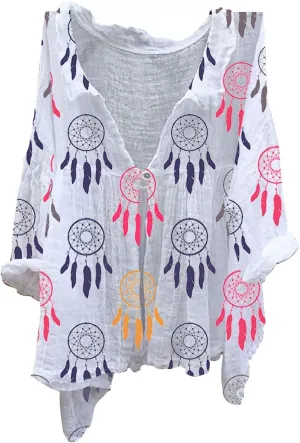 Womens Long Sleeve Button Down Long Sleeve Cotton Linen Tops for Women Loose Fit V Casual Collared Blouses Loose Fit